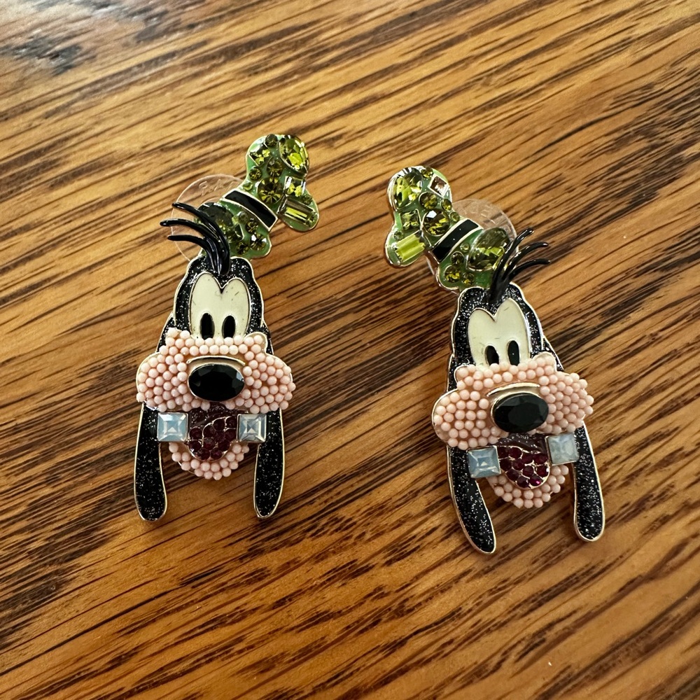 Baublebar Disney Goofy earrings NWOT